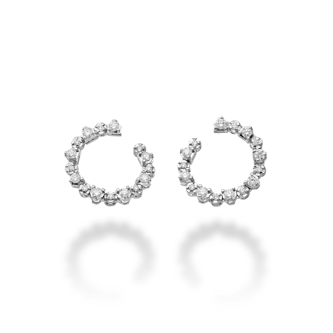 Golay triangular bezel hook earrings OPEN598D0035-26106110077