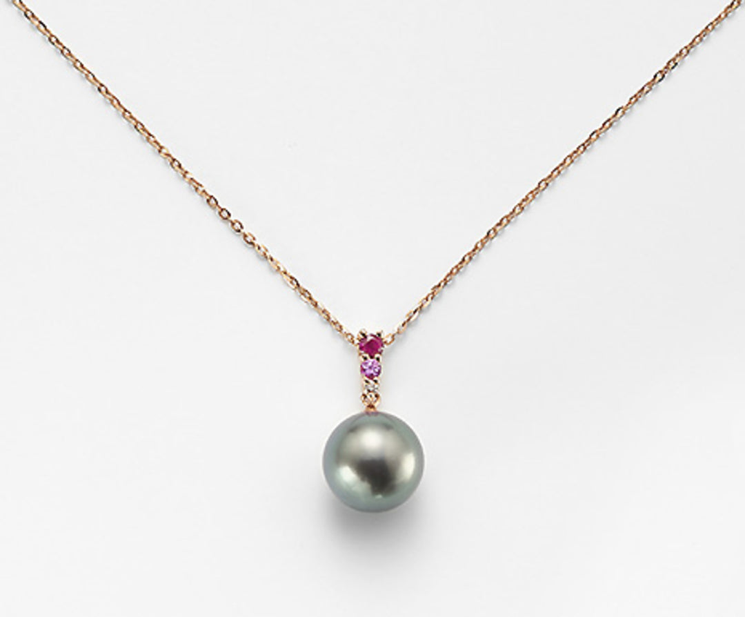 Mikiko cl 18k sspb 9/10 diam ct.0,015 zaff. pink 0.05 ct ruby 0.09 ct MD0903O3SANE090