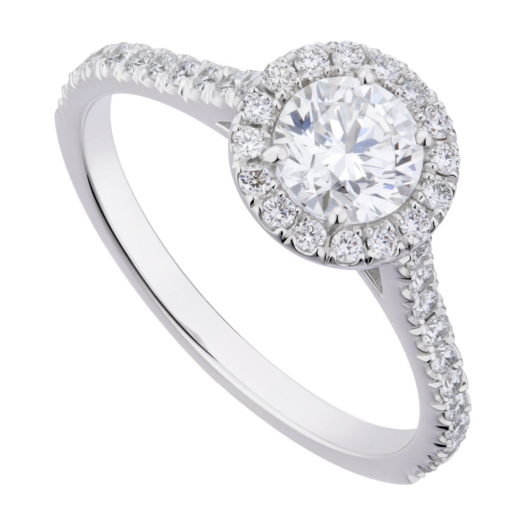 Golay solitaire ring with cen contour 0.70 ACT008DI70-24191110037
