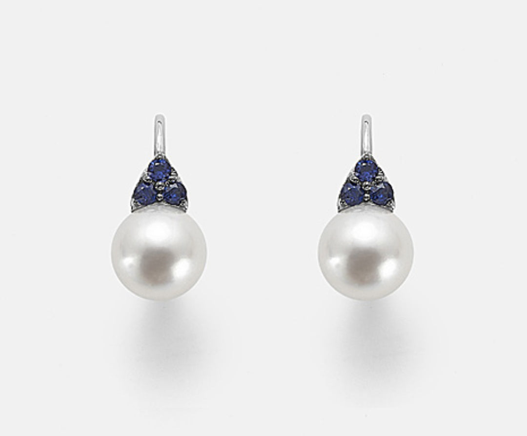 Nihama or 18k fw 10/10.5 blue sapphires 0.44 ct NO1469O7ZAFFBLU