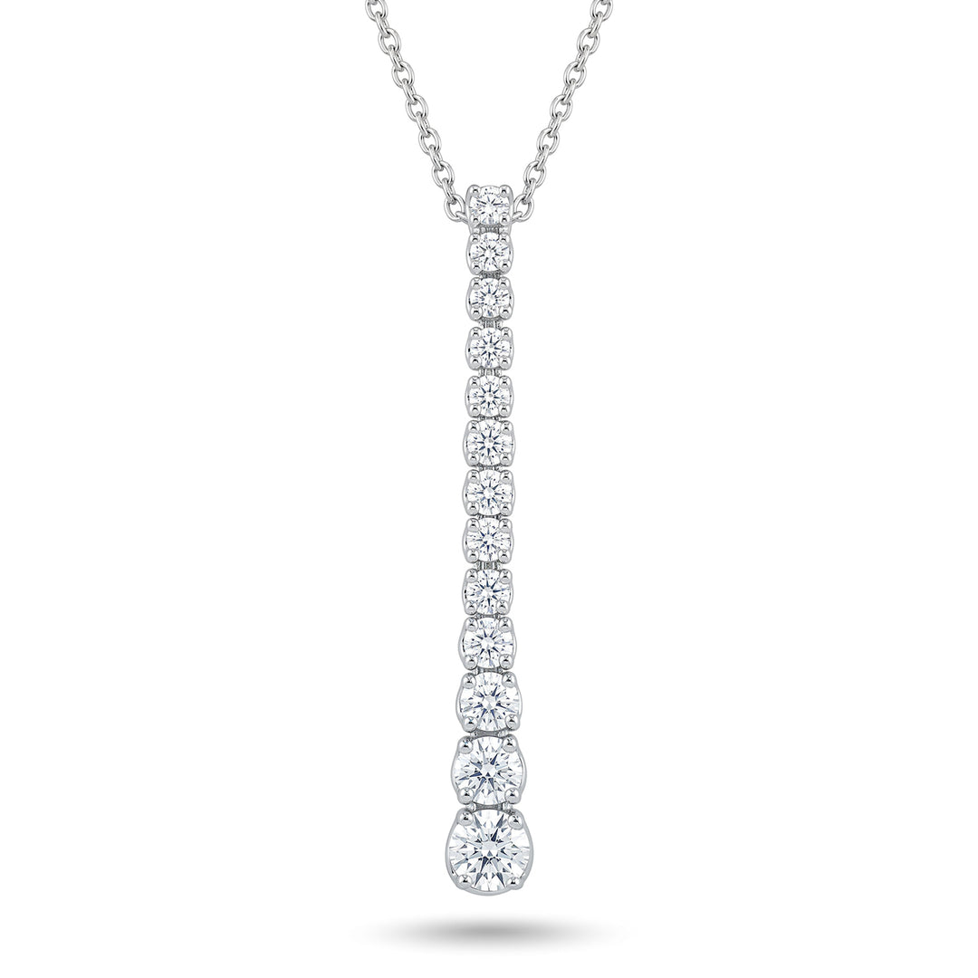 X-Diamond cl haak 18kt lab g.d. totaal ct. 1.62, midden. ct.0,70 XXDGAB1901O4BI162