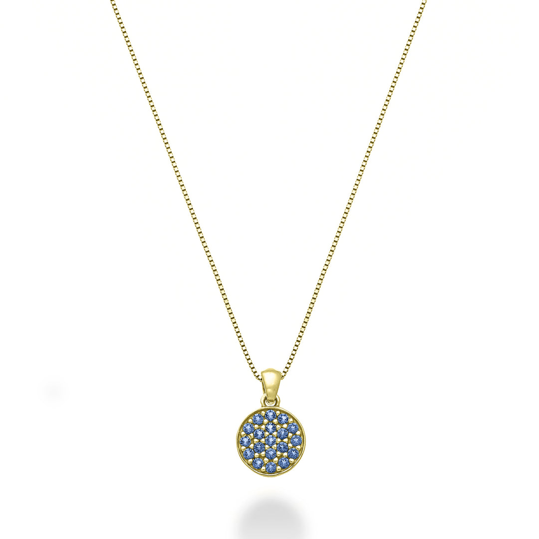 Mikiko cl 18k ronde saffieren 0,14 ct geelgoud MD5165O1ZFR