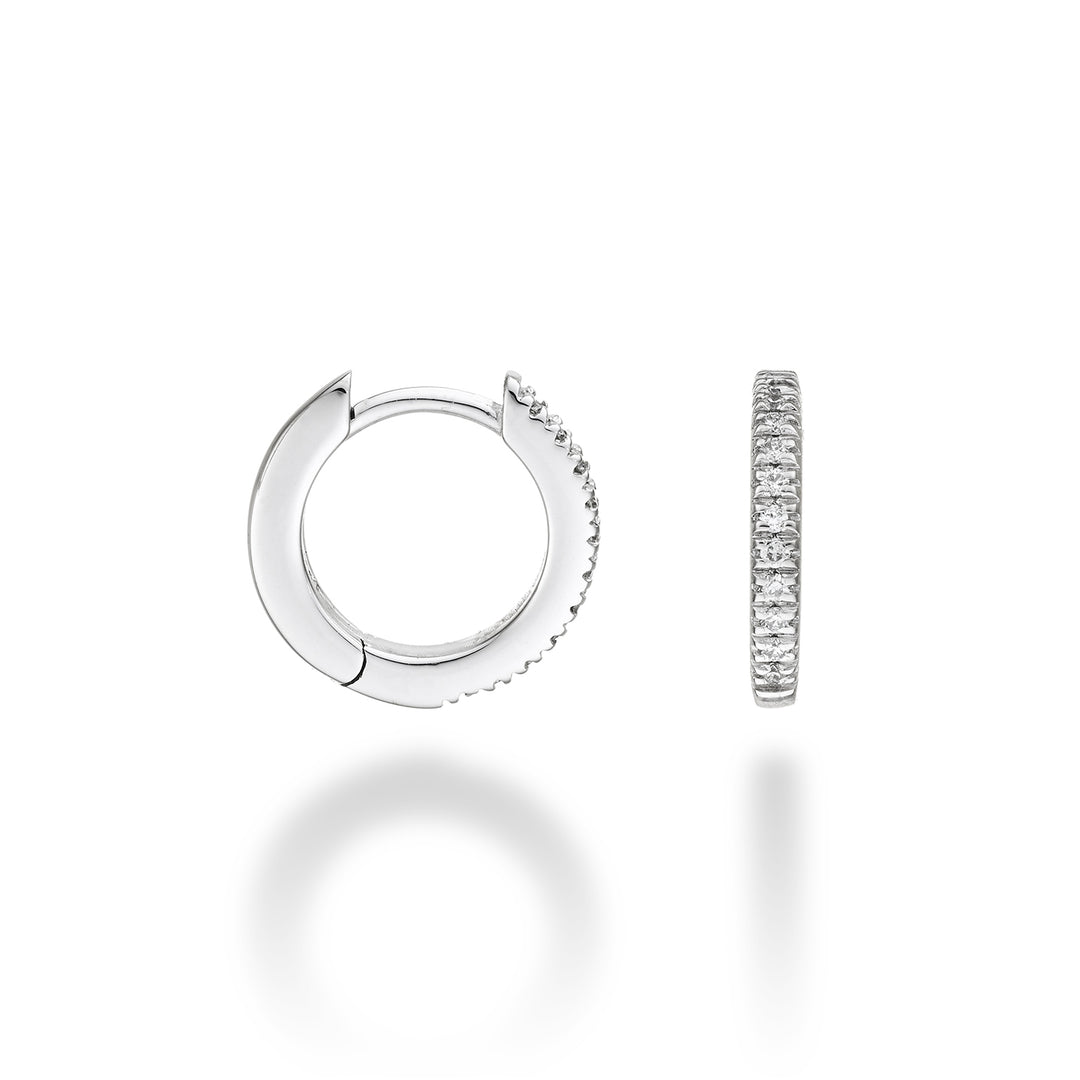 Mikiko oder 18 Kt. 0,11 Weißgold, Größe 2, Durchm. Ost. 12 mm MO5077O4BR011-2
