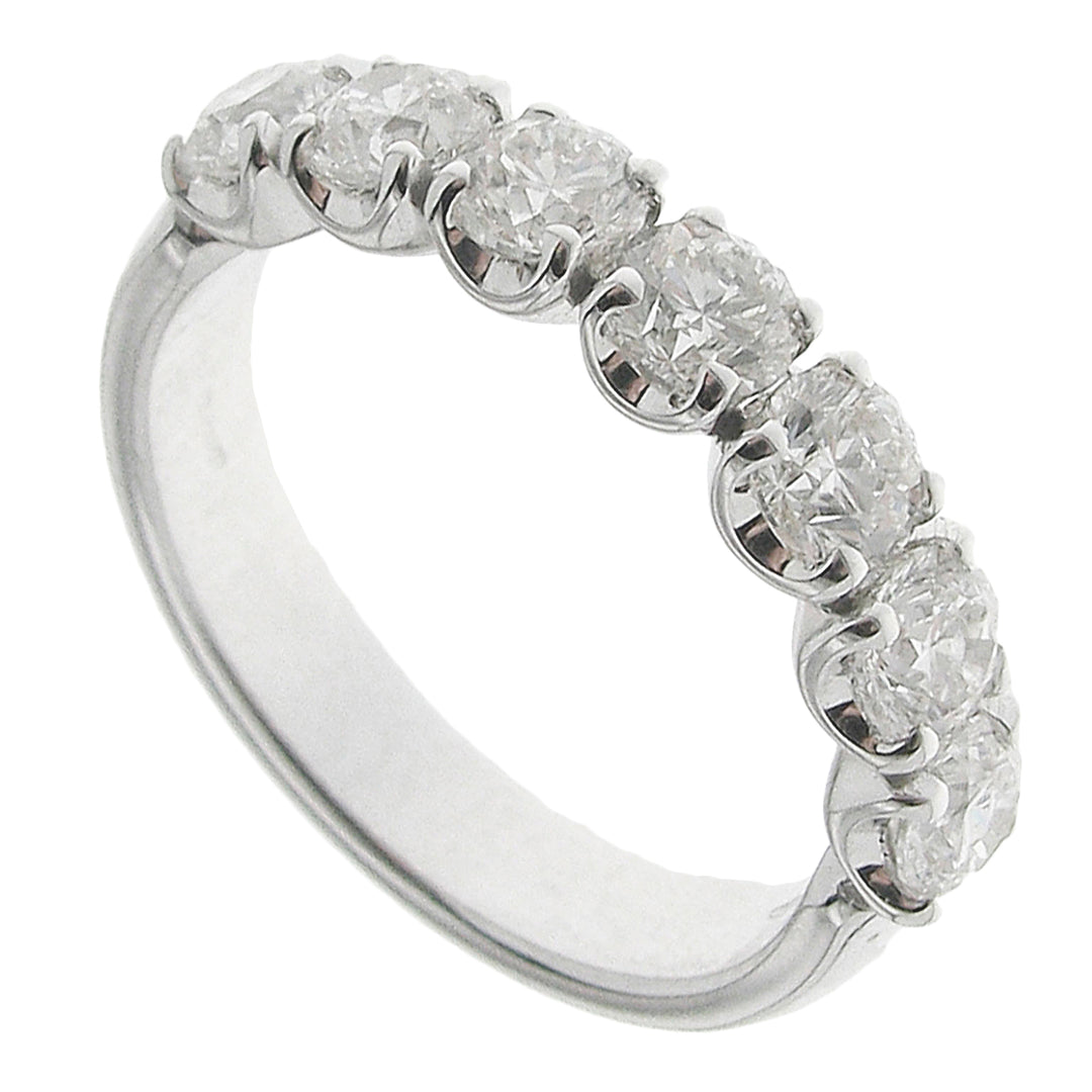 Golay linear riviera ring 7 stones total 2.10 ct AFP1231-25149110166