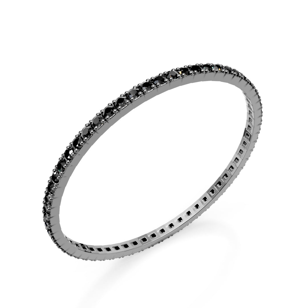 Golay elastische tennisarmband 18,5 cm zwarte diamanten BTE005SBK25-185-25252110068