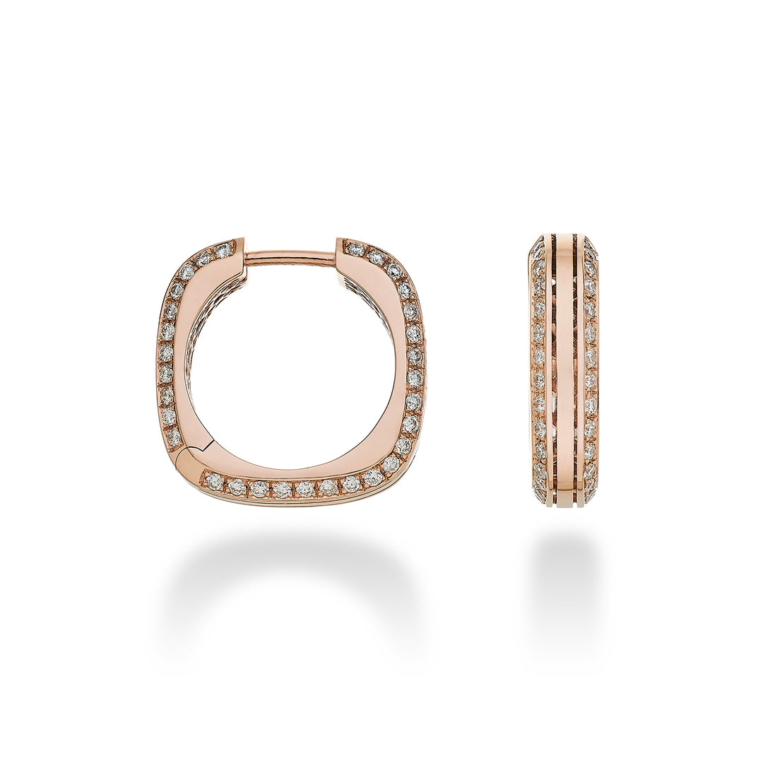 Golay eternity light cube earrings with diamonds OCUBET002DI1-23256110029