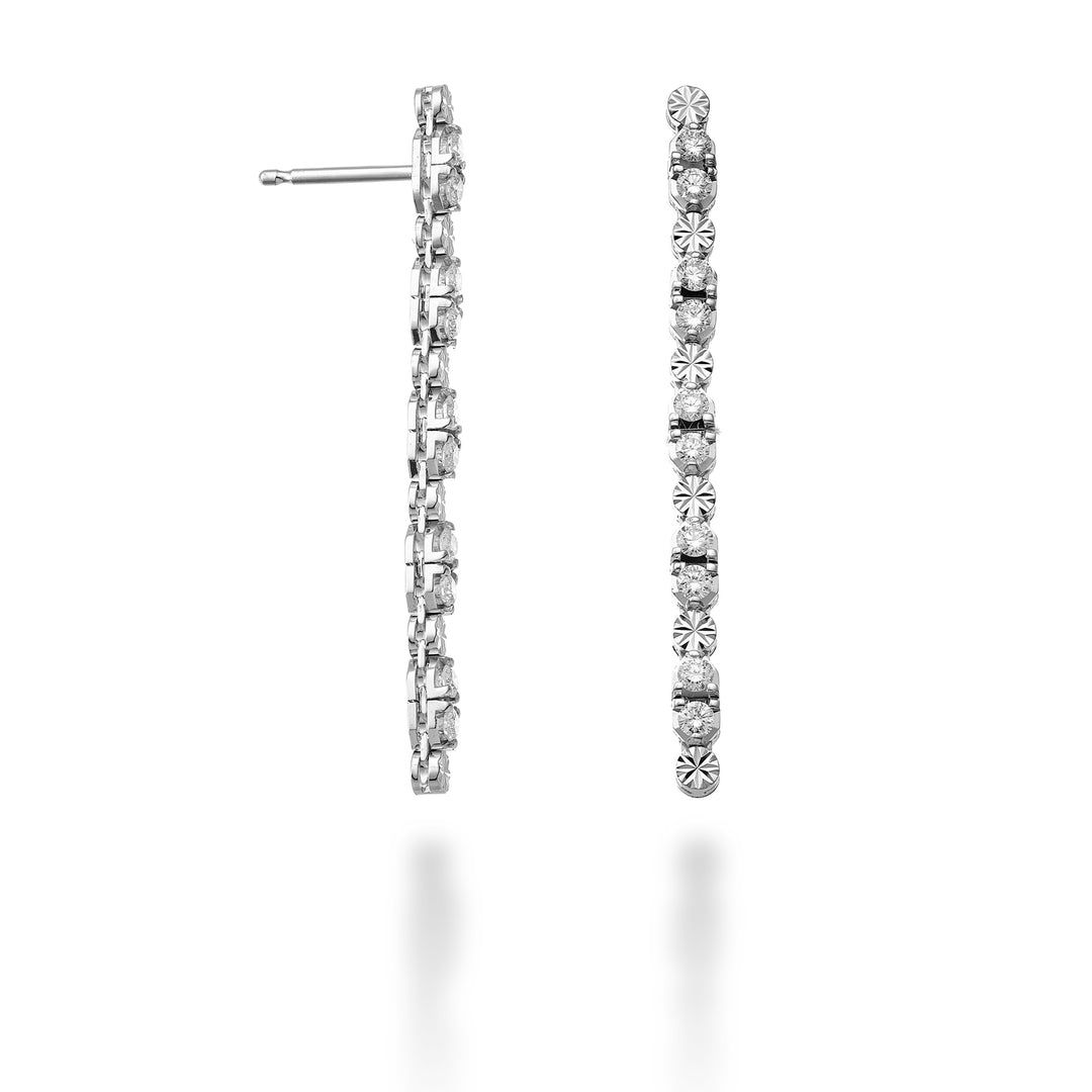 Golay triangular bezel pendant earrings OPEN597D0035-26127110092
