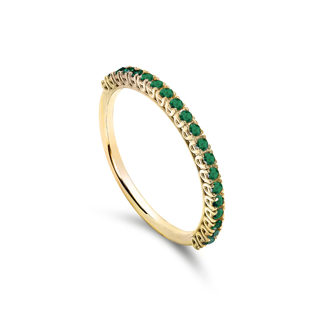 Mikiko an 18k natural emeralds 0.25 ct MA5088O1SMN