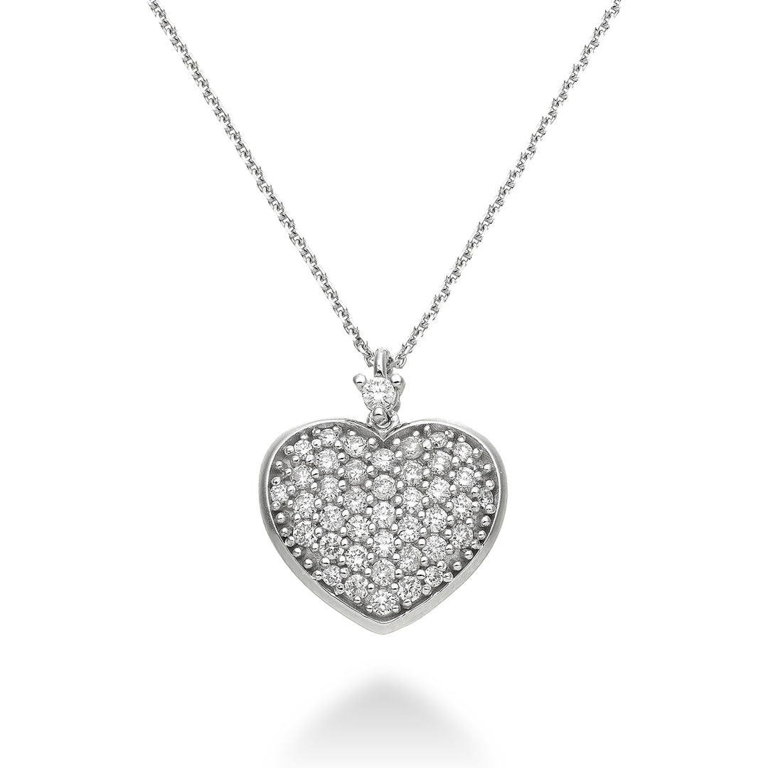 Golay cl 18k 0,45 ct gewölbtes Herz Größe 4 Weißgold Katze. weiß GD5095O4BR045-4
