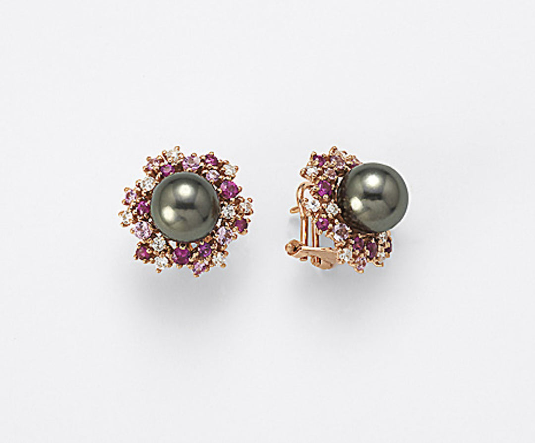 Nihama oder 18 Karat SSPB 10/11 ct.0,70 rosa Saphire und Rubine ct.1,65 NO1348O3SANE100
