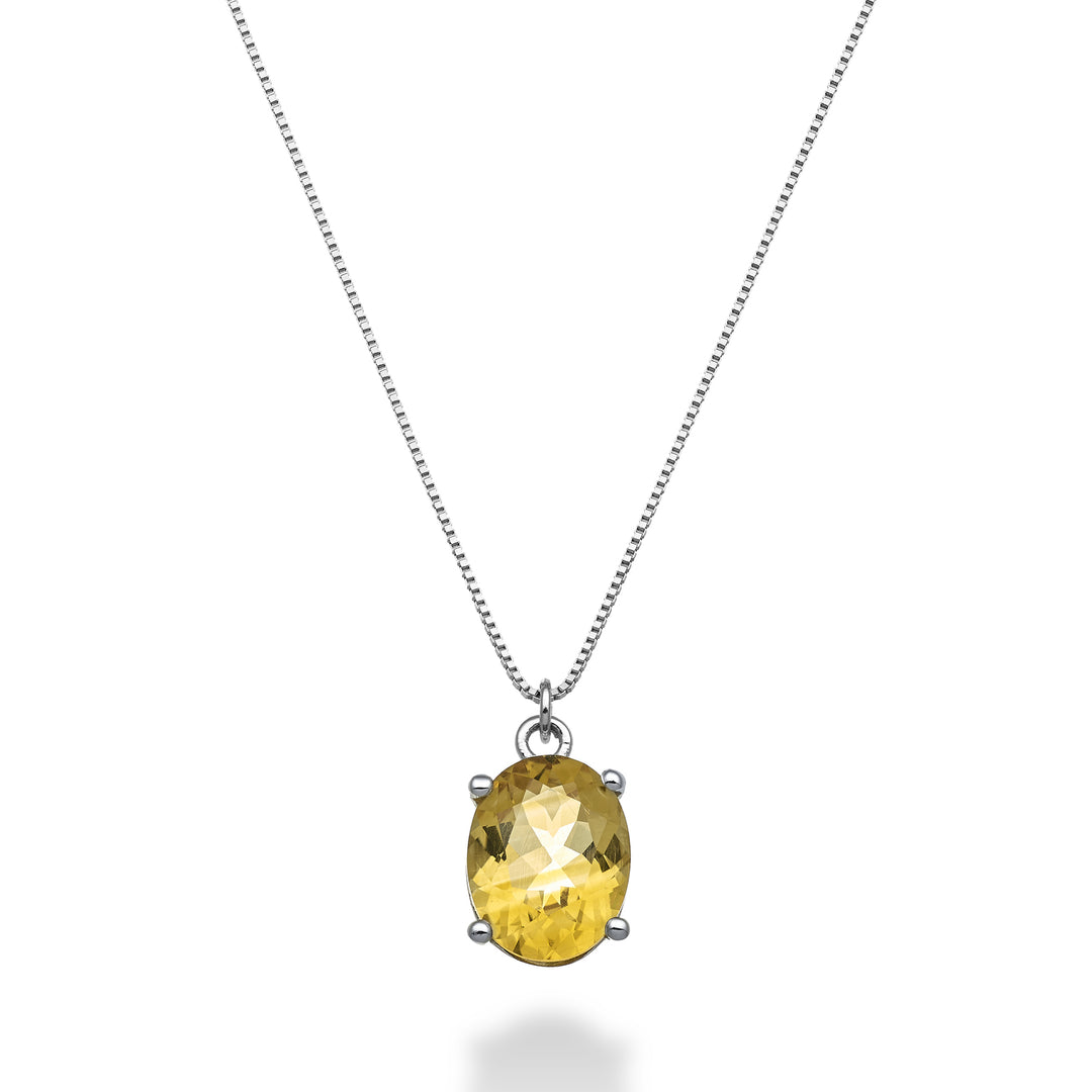 Nihama cl 18k ovaal citrien 9x7 ct.1,65 ND5143O4CITR