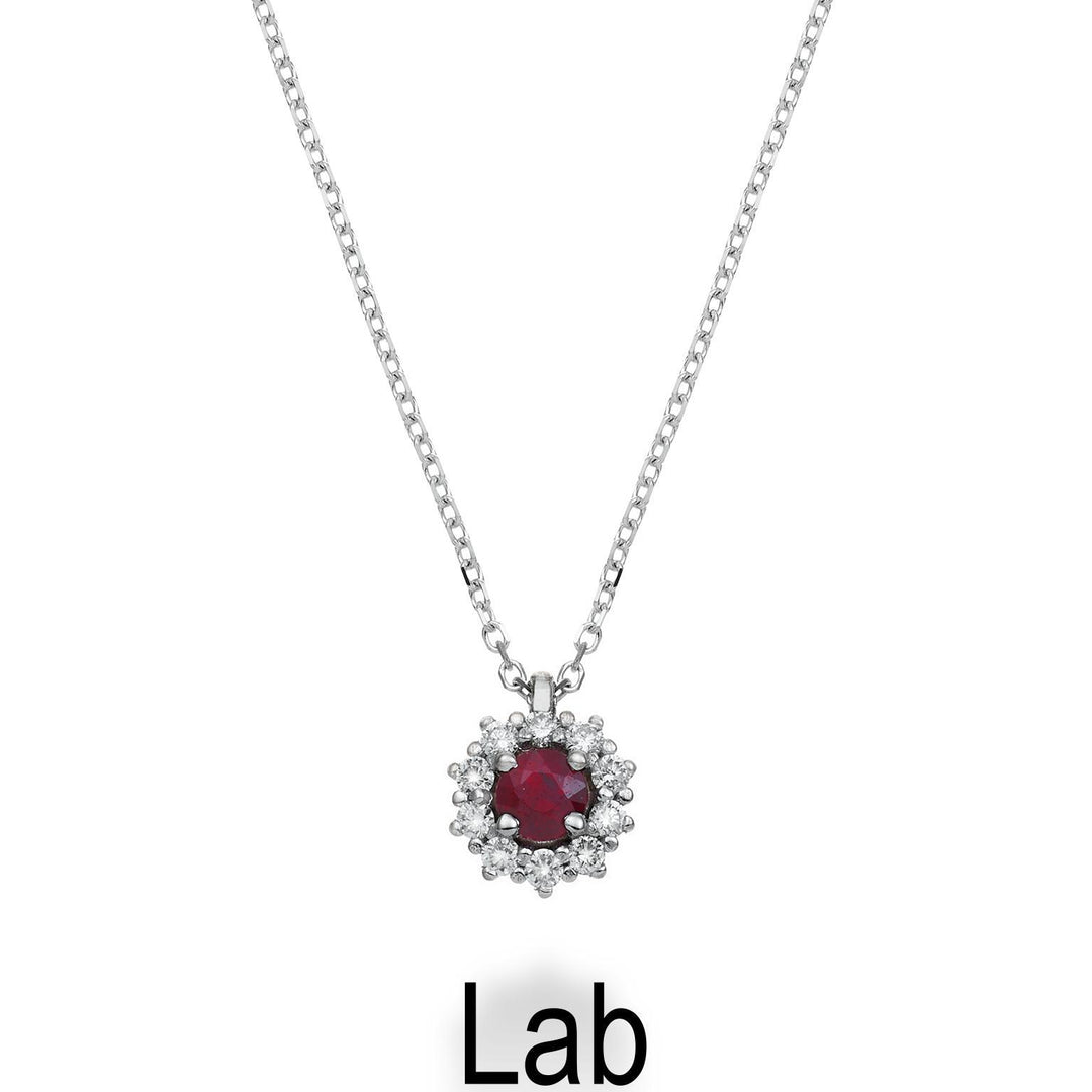 Mikiko cl 18k ruby ​​lab ct.0.12 diam. 0.07 ct size 2 MD5085O4RBL012