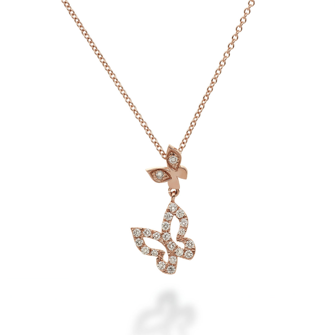 Golay Mariposa-Halsband mit kleinem Schmetterlingsanhänger GFFA002DI-24148110007