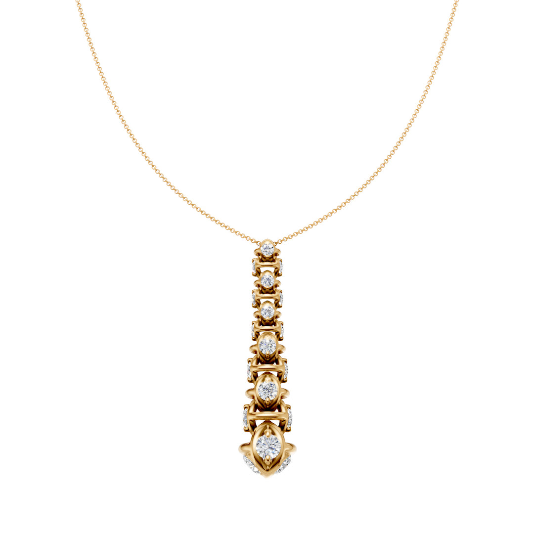Golay necklace with soft link pendant yellow gold GD540D300G-24296110066