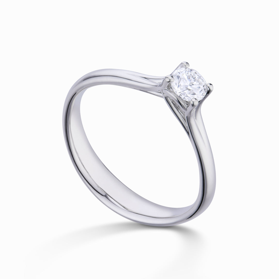 Golay oneindige liefde solitaire ring in platina ASL024DIPT-25255110106