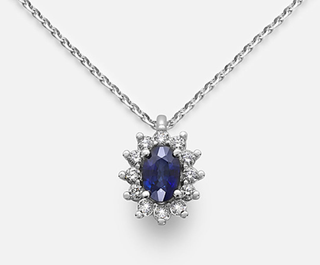 Mikiko cl 18k sapphire n. oval 6x4 ct.0.62 diam. ct.0.23 MD5047O4ZFN062