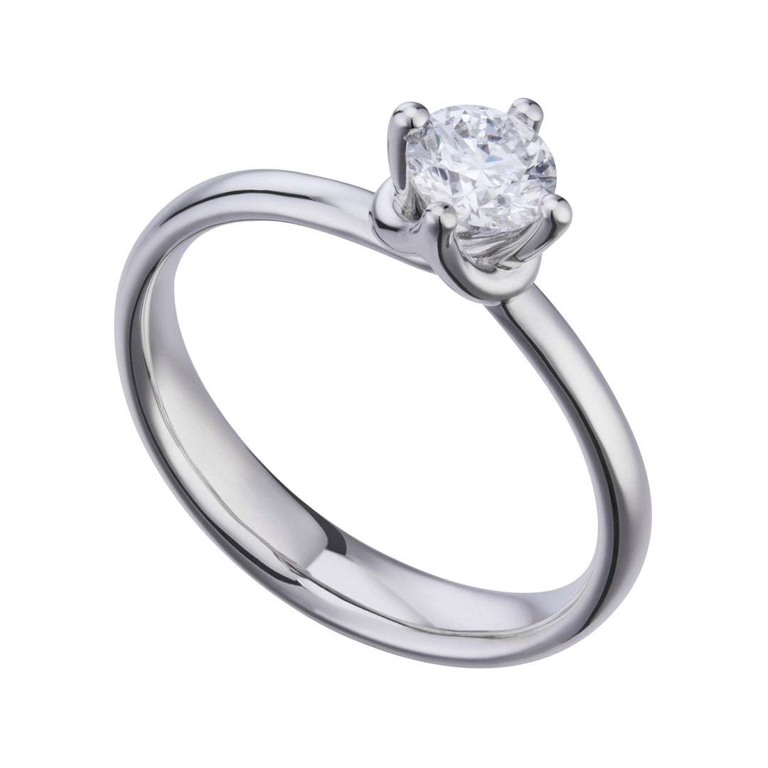 Golay solitaire ring with 4 prongs ASL041DI-22238110007