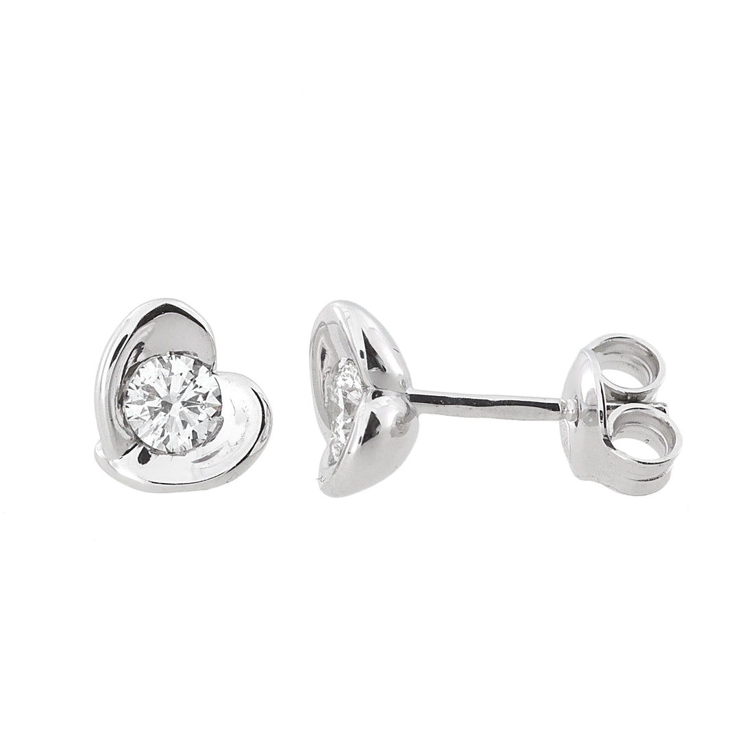 World Diamond Group heart light point earrings OIM36-16347110147