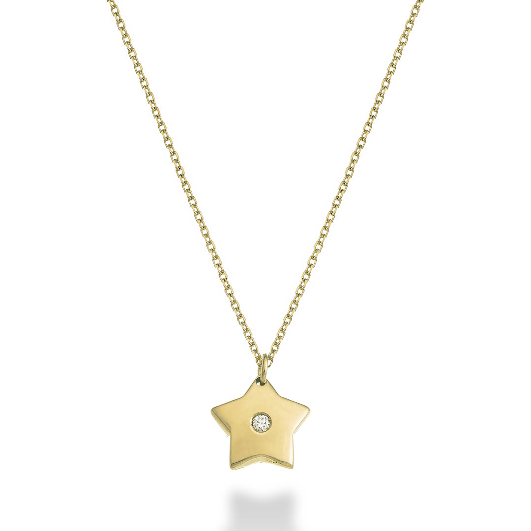 Nihama cl 18k ster 0,01 ct geelgoud ND5128O1BR001