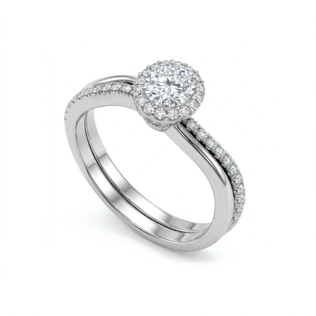 Golay oval central ring and contour + stem ACLC054DI3-19357110010