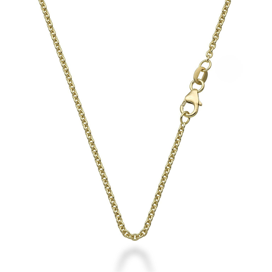 World Diamond Group cat. 18k geelgouden rolo cobra cm.50 GCATROLOCOB750G-50
