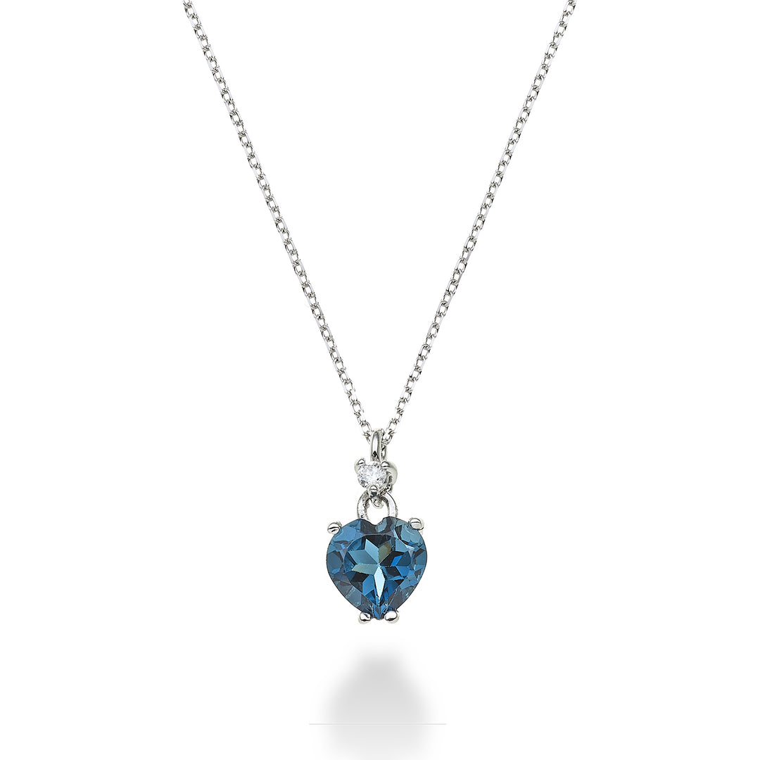 Nihama cl 18k Londens blauw topaas hart 6x6 ct.0,85 diam. ct.0,02 NPCL198DITPBL66O4
