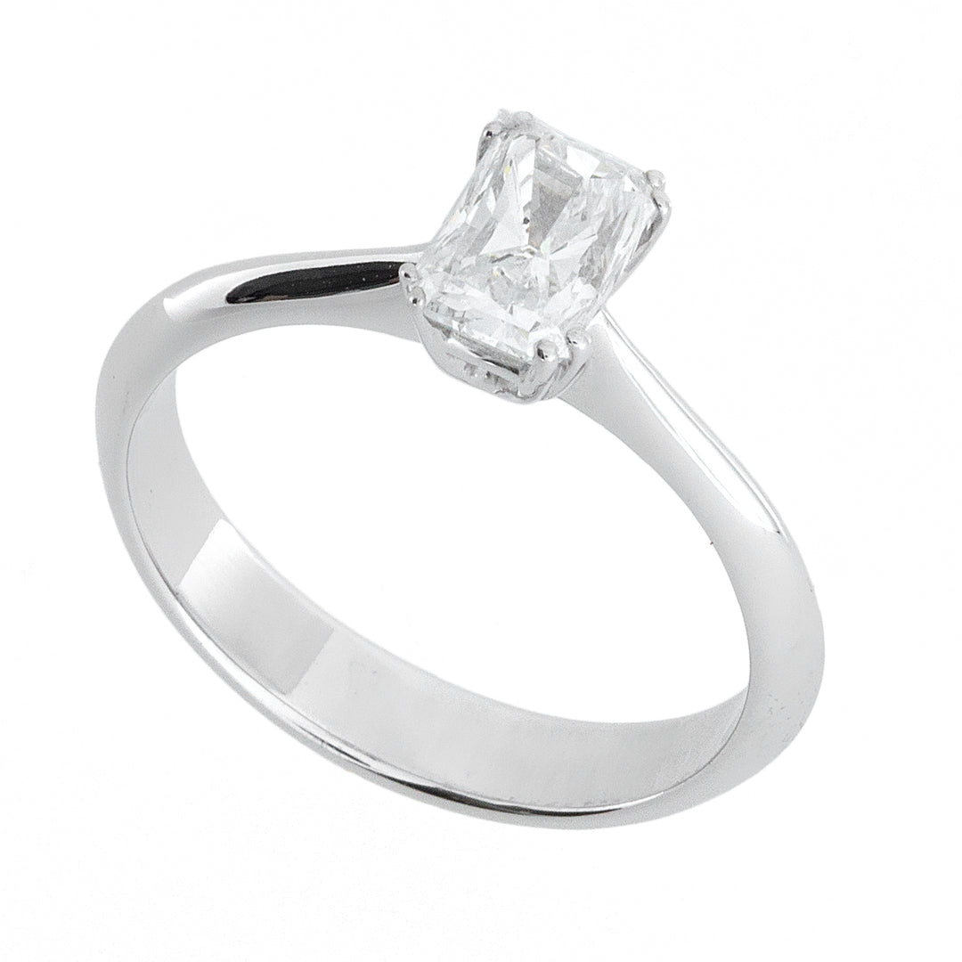 Golay smaragd geslepen solitaire ring APU001WDI-19092000034