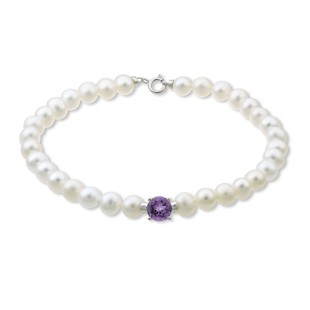 Nihama br 18k fw 5-5,5 ronde amethist 6 ct.0,70 veerring NB1018O4AMET50