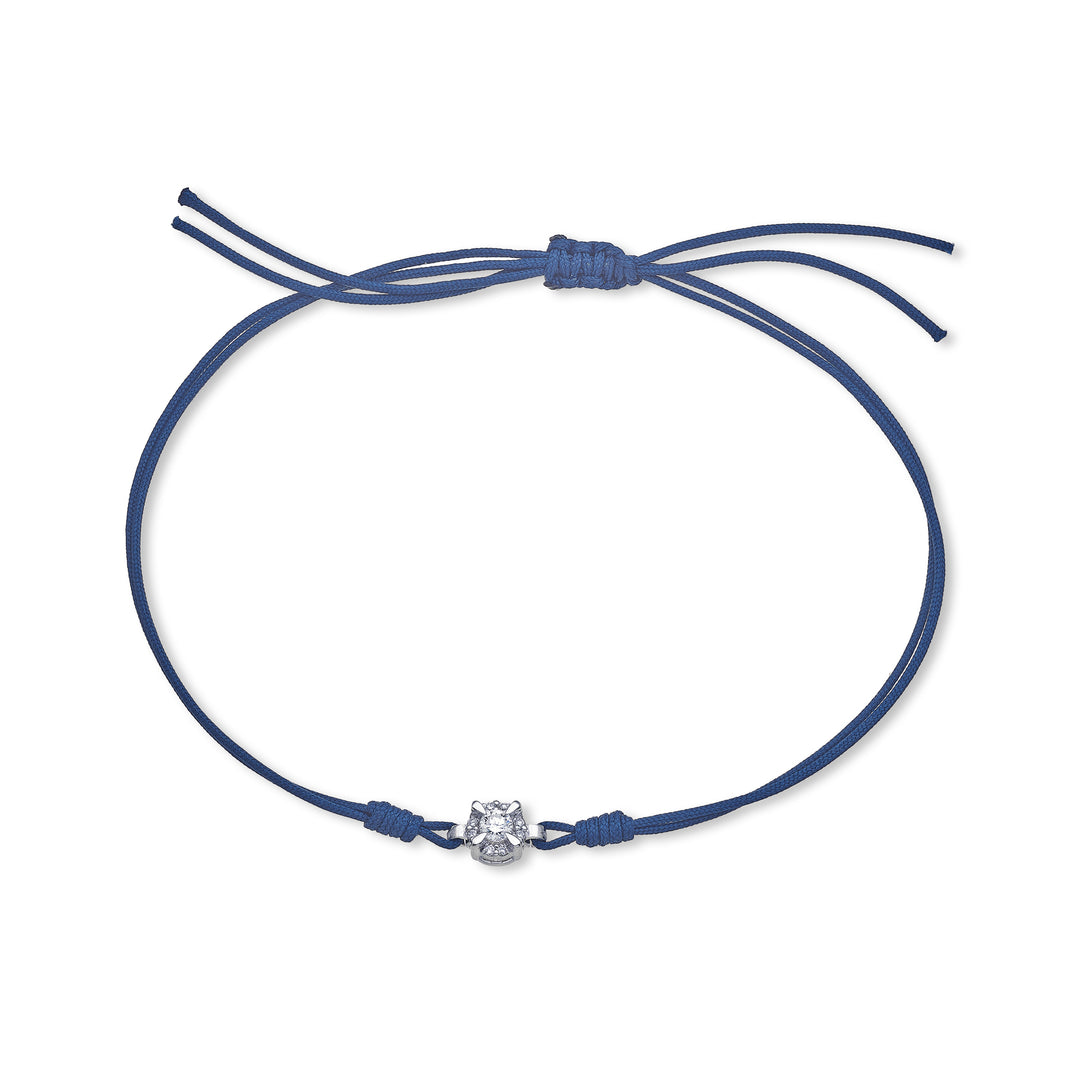 Nihama br 18k 0.16 ct round size 3 white/blue gold NB5058O4DI3BL