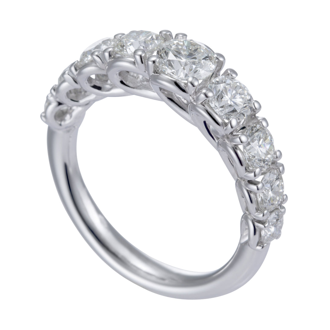Golay Riviera ring met 9 gegradueerde stenen 0,50 ct AR9S024DI5-21013110110
