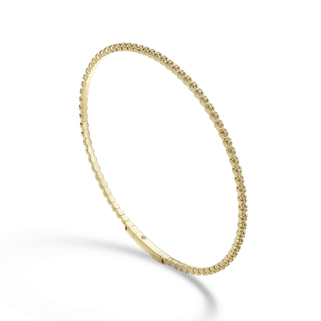 Golay br 18k Tennis Flex Durchm. 0,18 ct Gelbgold 17 cm GBFLEX006DIO1