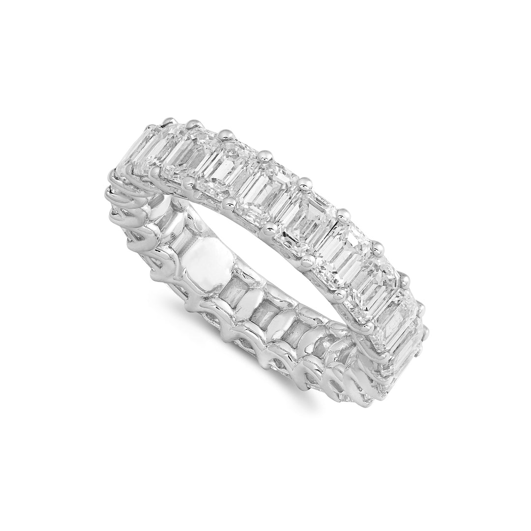 World Diamond Group eternity ring emerald cut diamonds APU398DI-20248110003