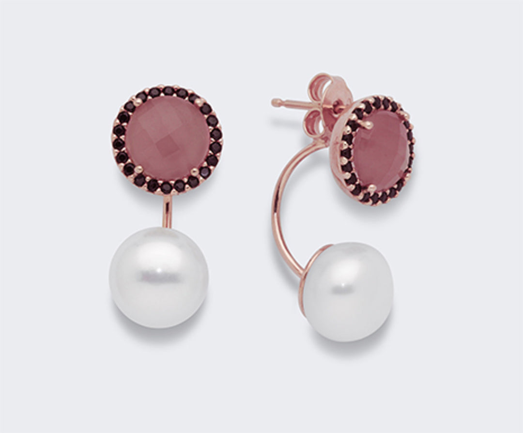 Nihama oder ag925 fw 9,5/10 Chalcedonspinell NO7381A3APRICOT