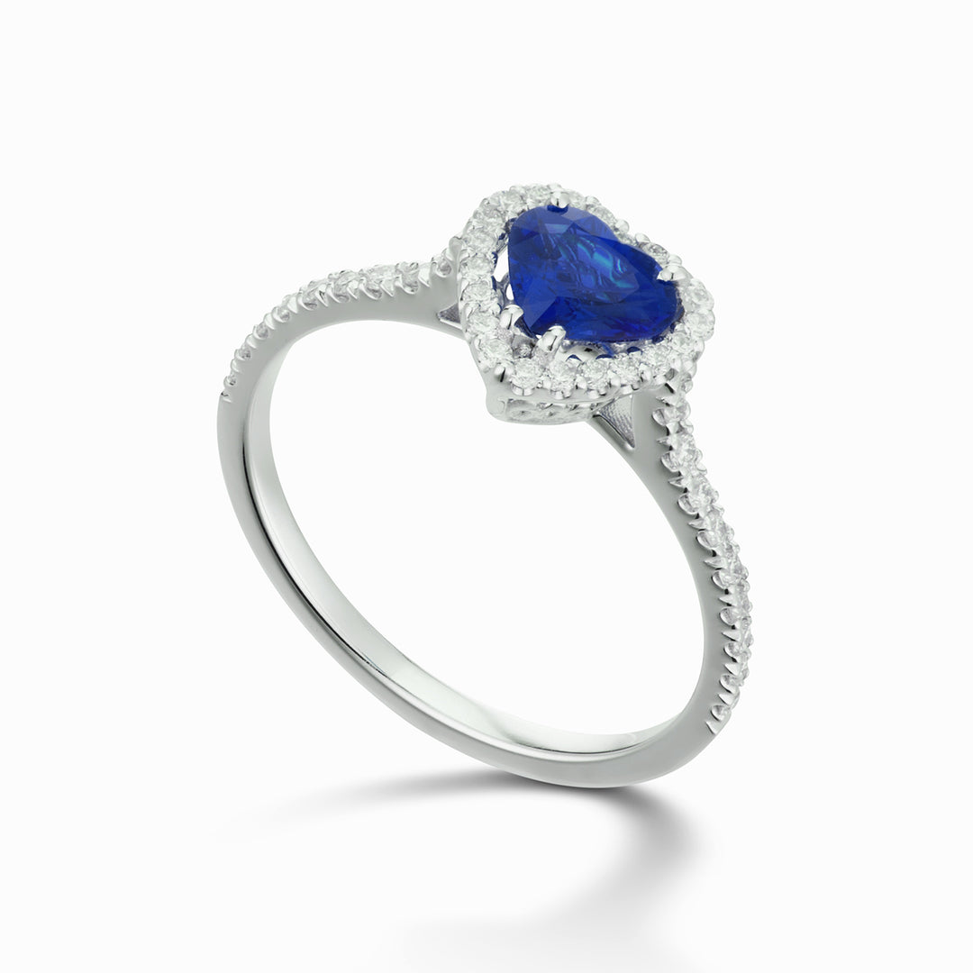 Golay ring met blauwe zaff hartcontour 5x6 ACT011DIZB1-22048110022