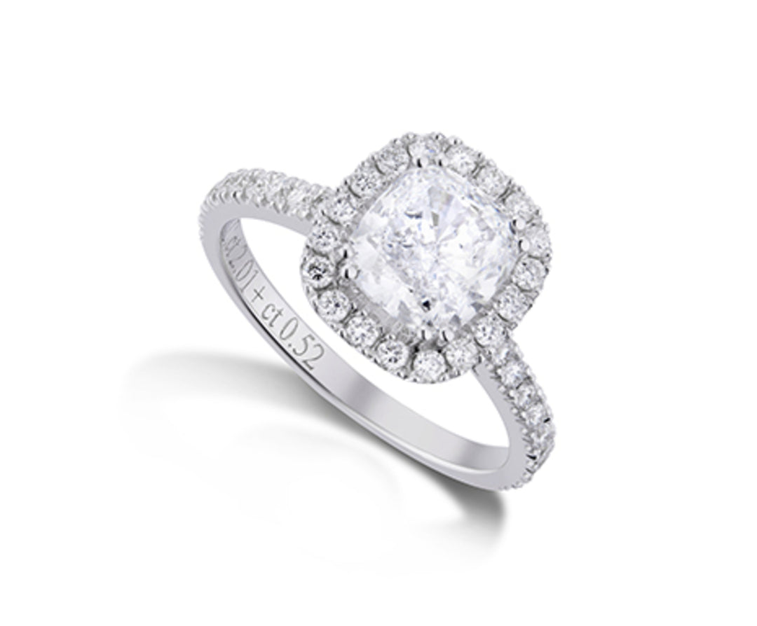 X-Diamond, ein 18-Karat-Labor-G.D. ct. 2,01 + ct.0,56 LXDPUAN024O4BI257