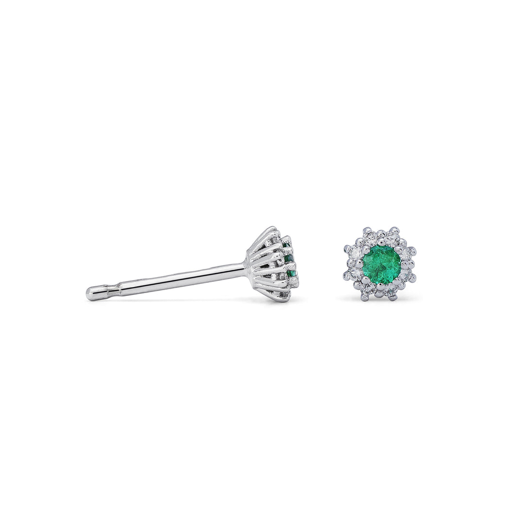 Mikiko oder 18k Smaragd n. 0,14 ct Durchm. 0,08 ct Größe 1 MO5066O4SMN014