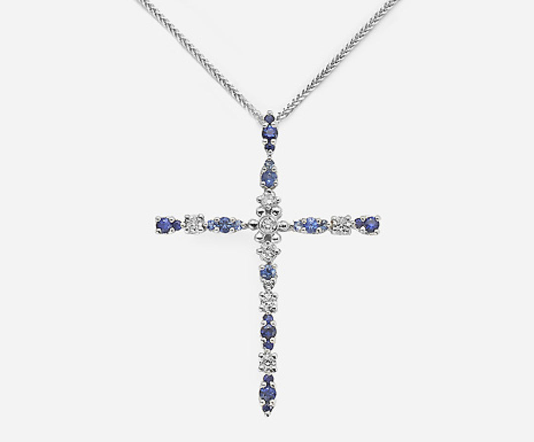 Nihama cl 18k ak 5,5/6 ct0,19 saffieren 0,54 ct ND0977O4SAFIEREN