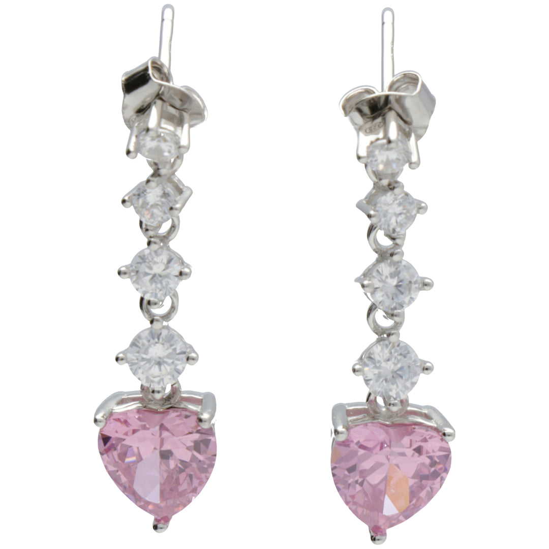 Mikiko oder AG925 Edelstein Swarovski weiß und rosa MO7641A4ROSA000