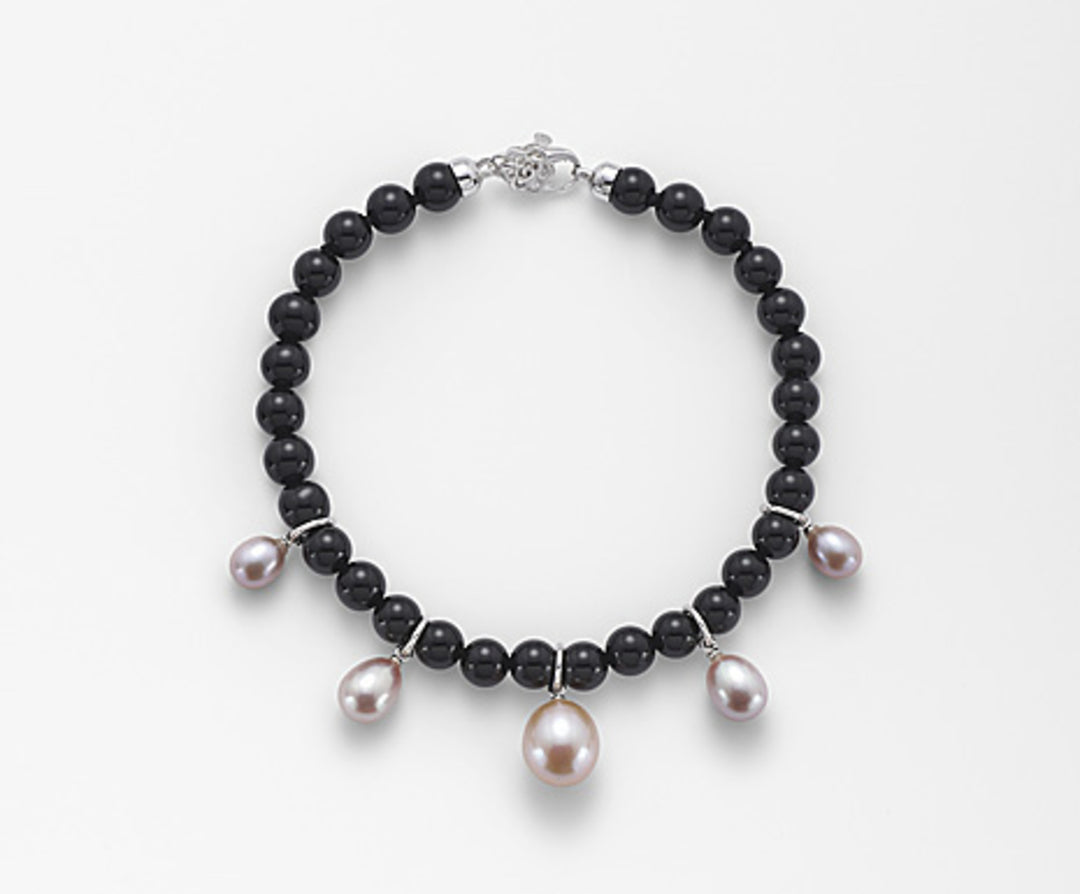 Mikiko br ag925 fw mu drop 5,5/6 6,5/7 8/8,5 Onyx-Agglomerat 6 mm MB7372A4ONICE00