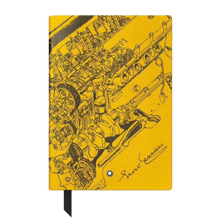 Montblanc Notizblock Nr. 146 liniert Montblanc Great Characters Enzo Ferrari Special Edition Modena Yellow 134717
