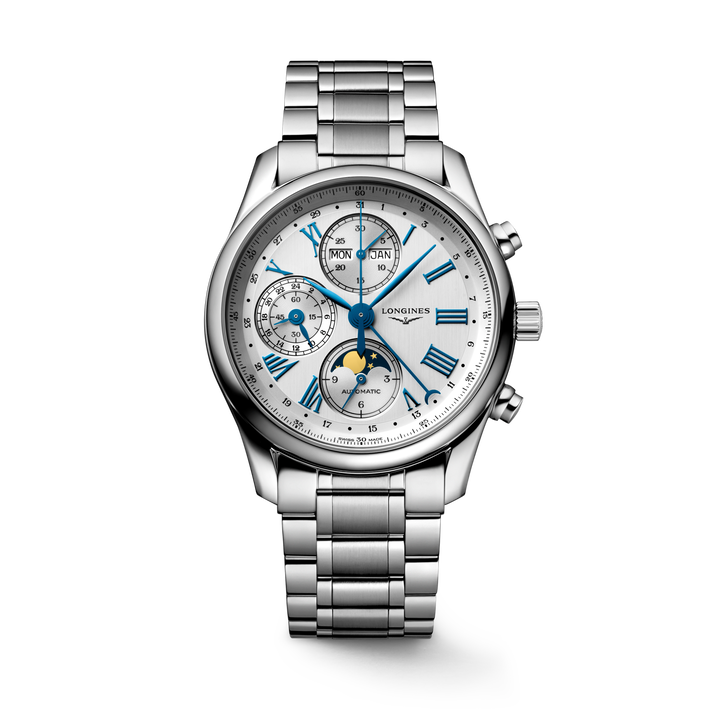 LONGINES – DE LONGINES MASTER COLLECTIE CHRONO MOONPHASE – L2.673.4.71.6