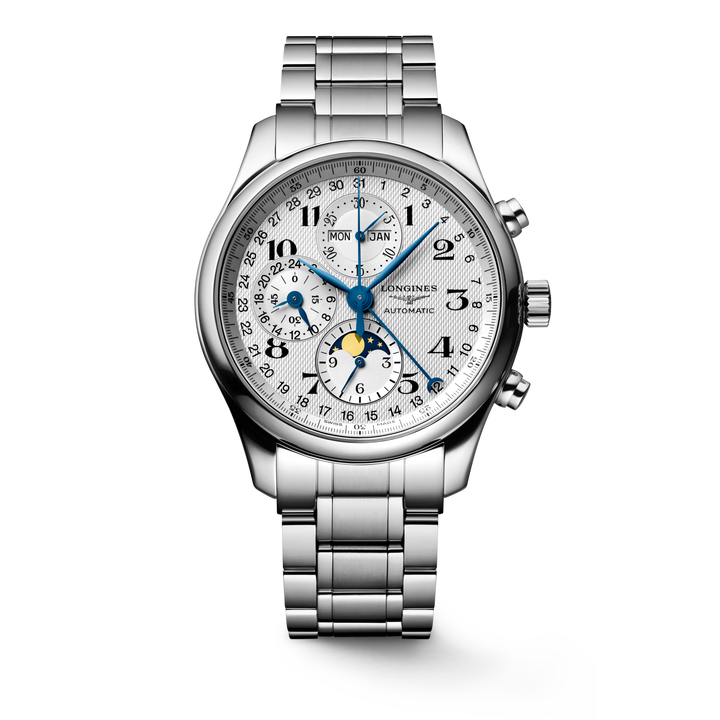 LONGINES – DE LONGINES MASTER COLLECTIE CHRONO MOONPHASE – L2.773.4.78.6