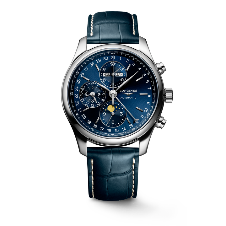 LONGINES – DE LONGINES MASTER COLLECTIE CHRONO MOONPHASE – L2.773.4.92.0
