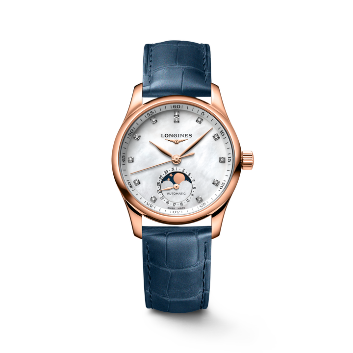 LONGINES – DE LONGINES MASTER COLLECTIE MOONPHASE – L2.409.8.87.2