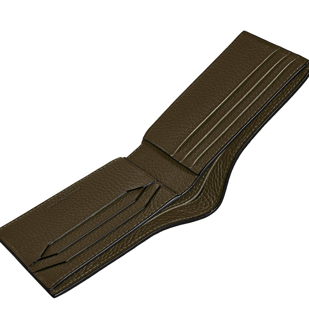 Montblanc wallet 6cc khaki 220197