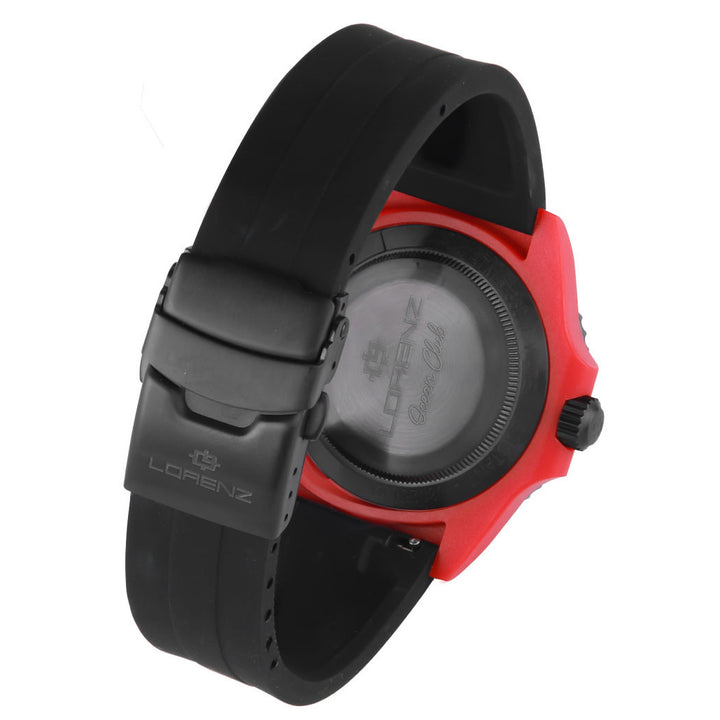 Lorenz Ocean Club Red Coral 40mm black quartz watch 030268CC
