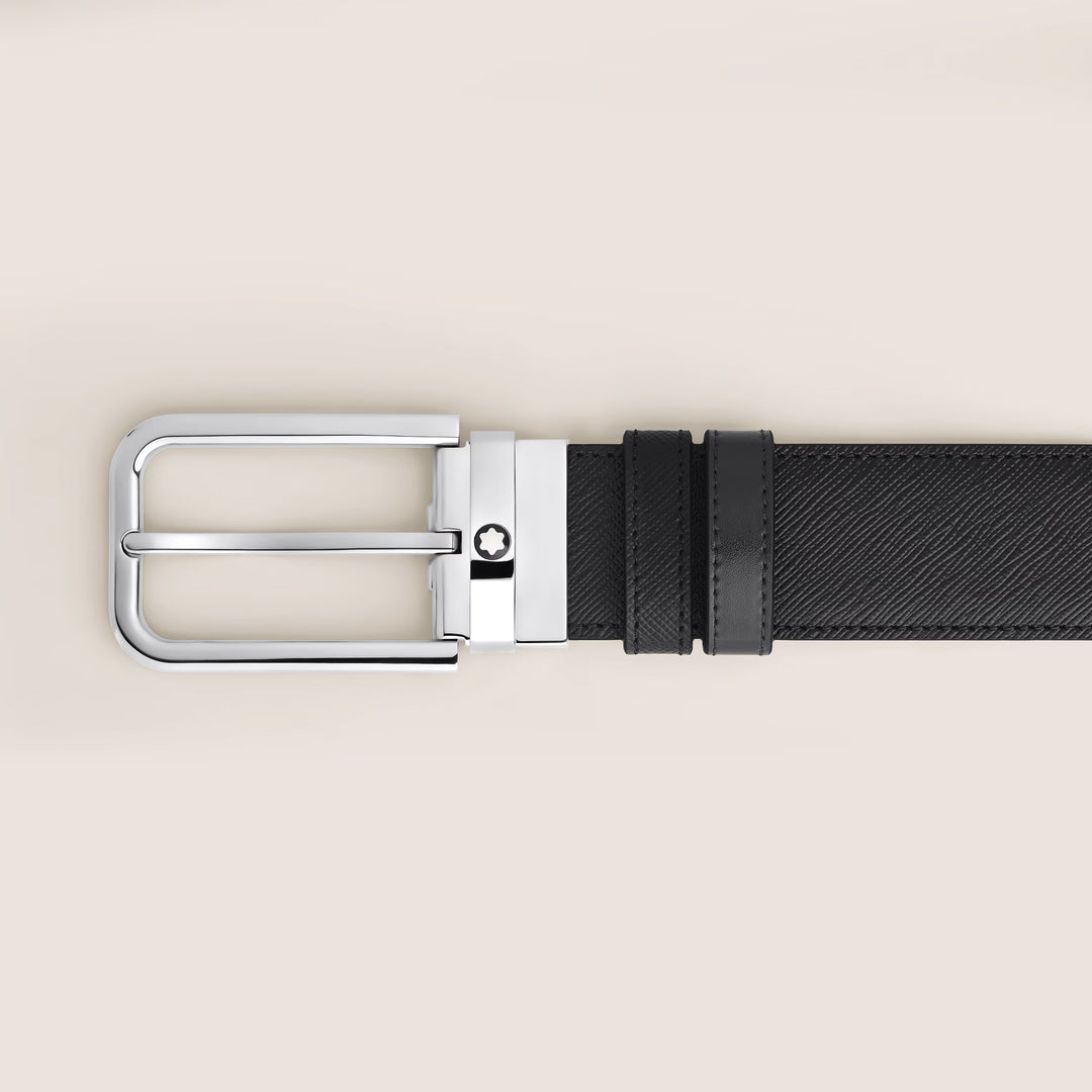 Montblanc reversible belt 35 mm Sartorial leather rectangular buckle 223411