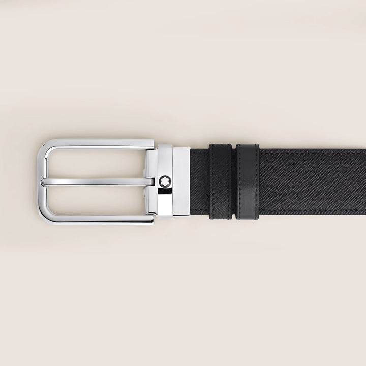Montblanc reversible belt 35 mm Sartorial leather rectangular buckle 223411