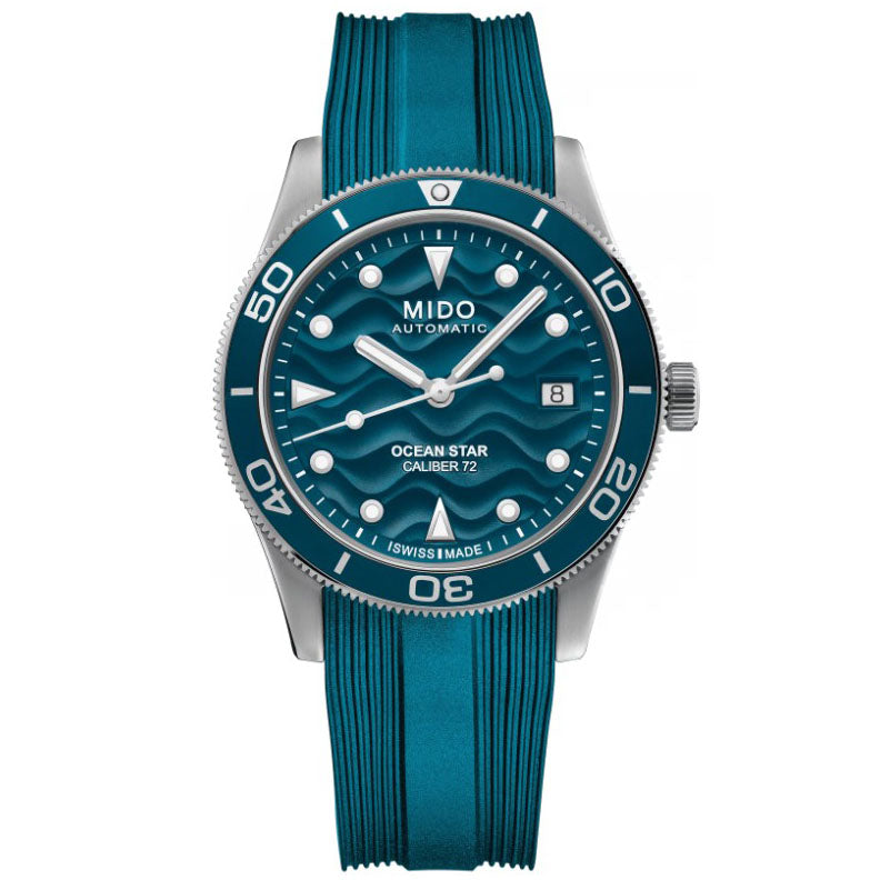 Mido horloge Ocean Star Special Edition 39mm blauw automatisch staal M026.907.11.041.01