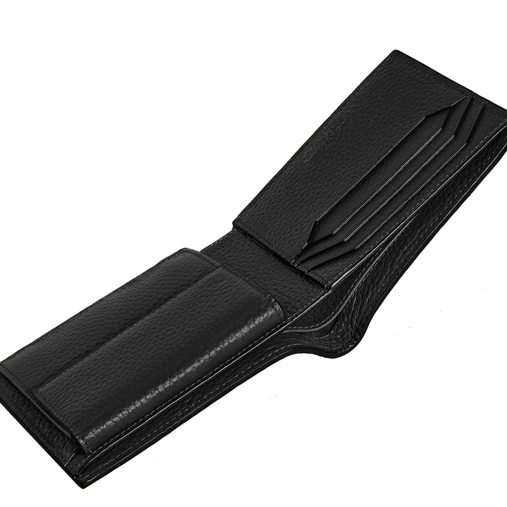 Montblanc wallet with coin purse 4 compartments black 220217